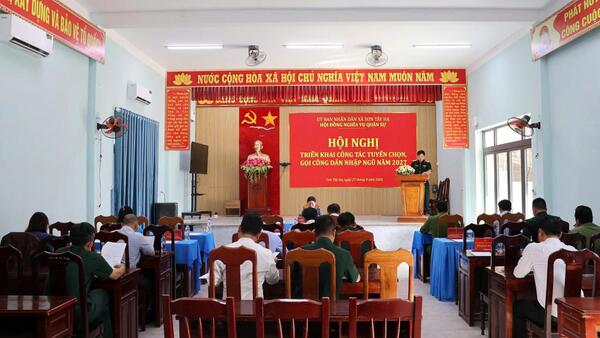 HỘI NGHỊ TRIỂN KHAI CÔNG TÁC TUYỂN CHỌN, GỌI CÔNG DÂN NHẬP NGŨ NĂM 2027