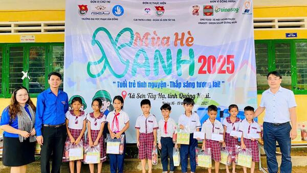 Chiến dịch Thanh niên tình nguyện Hè năm 2025 tại xã Sơn Tây Hạ